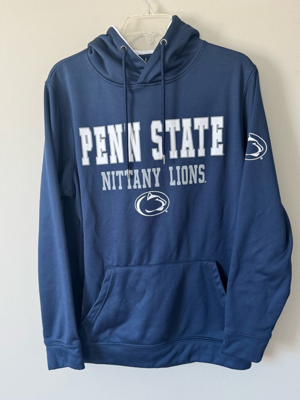 Penn State Hoodie Size Medium Colosseum Sweatshirt Nittany Lions Blue Mens
